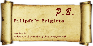Pilipár Brigitta névjegykártya